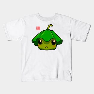 Pouty Cute Frog Kids T-Shirt